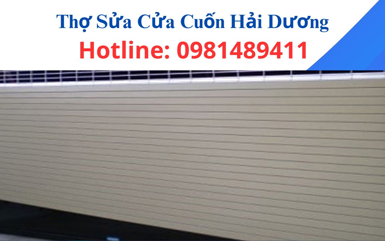 Cửa cuốn bị lệch ray sửa ở đâu Hải Dương