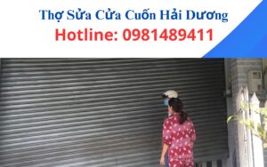 Cửa cuốn bị lệch ray sửa ở đâu Hải Dương