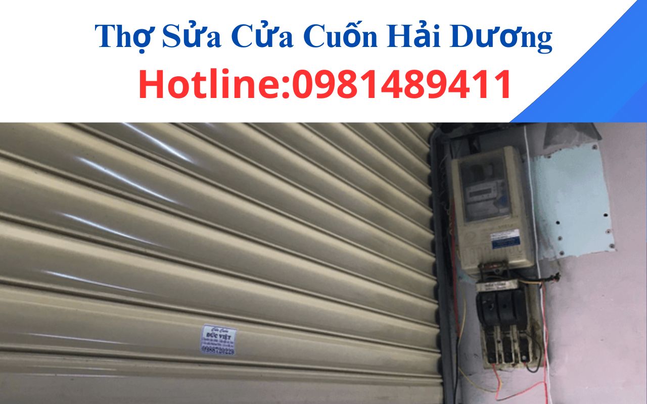 Sửa cửa cuốn bị kẹt Hải Dương