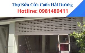 Sửa cửa cuốn bị kẹt nan Hải Dương