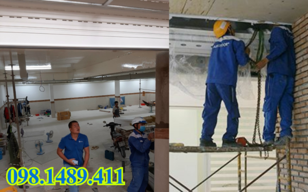 Lỗi cửa cuốn bị hở sáng