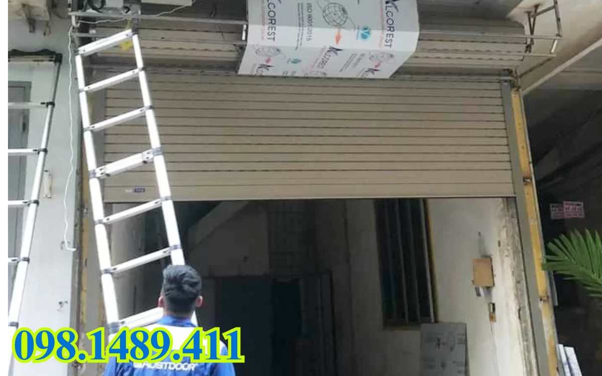 Lỗi cửa cuốn bị lệch ray